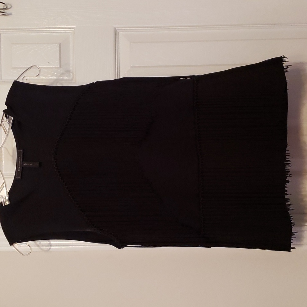 BCBGMAXAZRIA Fringe Top